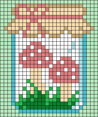 Alpha pattern #59867 variation #111126 | BraceletBook Bubble Tea Pixel Art Grid, Grid Pattern Crochet Pixel Art, Cute Pixel Art Grid, Peeler Bead Ideas, Easy Pixel Art Ideas, Pixel Art Pattern Easy, Alpha Patterns Pixel Art, Bead Art Patterns, Pixel Aesthetic