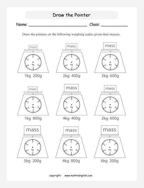 Printable primary math worksheet for math grades 1 to 6 based on the Singapore math curriculum. Mass Worksheet, Basic Math Worksheets, Grade 6 Math Worksheets, Decimals Worksheets, Grade 6 Math, 3rd Grade Math Worksheets, Singapore Math, Primary Maths, Grade 6