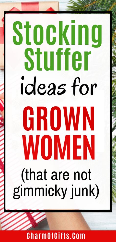 Practical holiday gifts for grown women are hard to find but these stocking stuffers are just what your mom, aunt, sister, etc would appreciate. Small Stocking Stuffers, Stocking Stuffers For Wife, Diy Stocking, Stocking Stuffers For Mom, Best White Elephant Gifts, Stocking Stuffers For Adults, Christmas Gift Baskets Diy, Christmas Gifts For Adults, Diy Stocking Stuffers