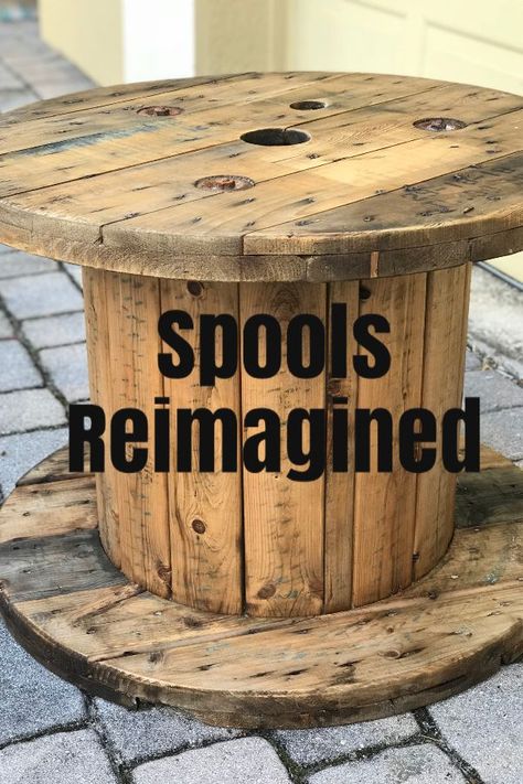 Ideas For Wire Spools, Large Spools Ideas, Electric Wire Spools Ideas Diy Wood, Large Cable Spool Ideas, Wooden Cable Drum Ideas, Electrical Wire Spool Ideas, Wood Spool Tables Outdoor, Repurposed Spools Cable Reel, Wood Cable Reel Ideas