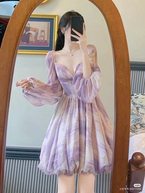 Ethereal Aesthetic Dress, Short Frocks For Women, Girls Jeans Fashion, Ethereal Dresses, Pink Dress Outfits, Asian Style Dress, Aesthetic Dress, Cute Dress Outfits, Kawaii Fashion Outfits