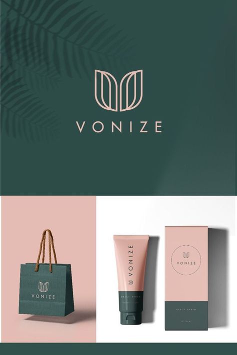 Premium Packaging Design, Premium Branding, Welcome Logo, Alphabet Logo, Minimalist Skincare, Skincare Logo, Logo Presentation, Design Desk, Create Logo