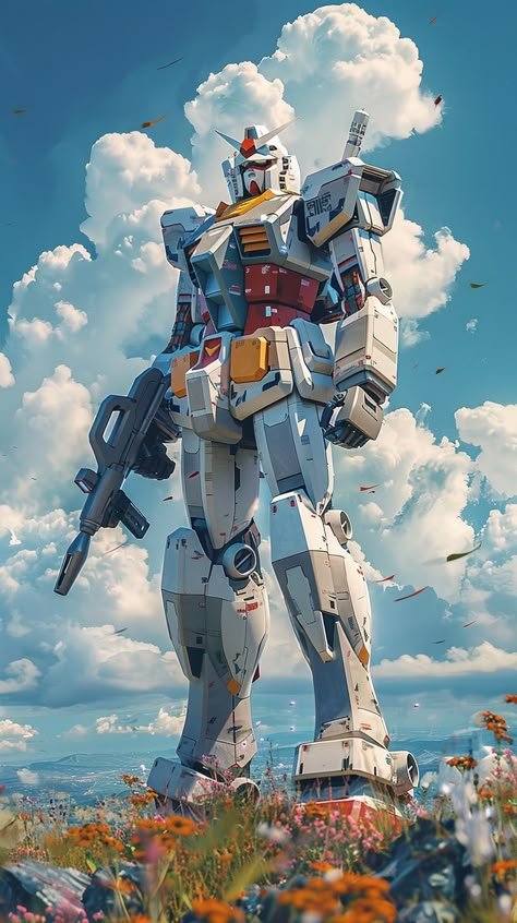 Image Rx 78 Gundam Wallpaper, Gundam Rx-78-2, Gundam Wallpapers Desktop, Gundam Tattoo, Transformers Comic Art, Gundam Poster, Amuro Ray, Gundam F91, Gundam Illustration