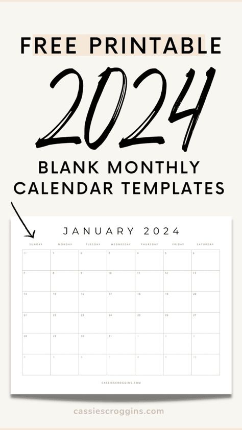 Get organized and plan out 2024 with these free printable blank 2024 calendar templates! Print all 12 months or each month individually! Like our most popular 2022 calendar printables and 2023 free printable calendars, were all set to plan ahead for 2024! These are the best calendars with a modern sleek design! January 2024, February 2024, March 2024, April 2024, May 2024, June 2024, July 2024, August 2024, September 2024, October 2024, November 2024, December 2024 #cassiescroggins June July August 2024 Printable Calendar, Monthly Planner Template 2024, Calendar To Print, 2024 Calender Ideas, Calender Printables 2024, Diy 2024 Calendar, Calendar Design Template 2024, Calander 2024 Ideas, Free Planner Templates 2024