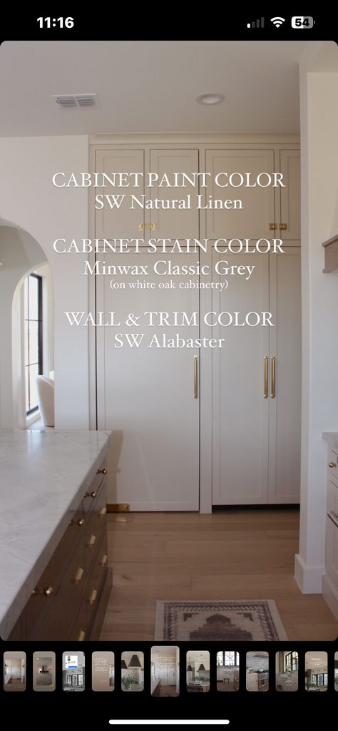 Cabinet And Walls Same Color, Cream Cabinet Colors Sherwin Williams, Sherwin Williams Aesthetic White Cabinets, Colors That Go Well With Alabaster, Wall And Cabinet Color Combinations, Oyster White Sherwin Williams Cabinets, Shoji White And Alabaster, Cabinet Colors With Alabaster Walls, Natural Linen Cabinets