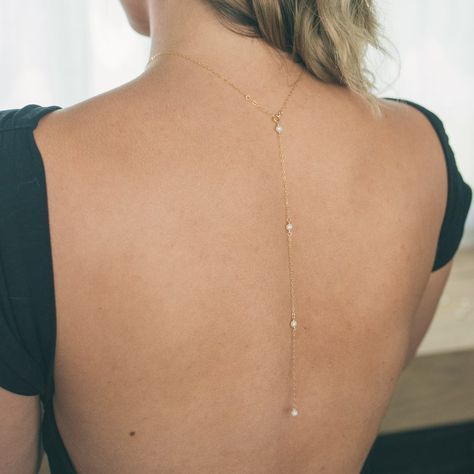 All Products – Evorly Pearl Back Necklace, Back Necklace Wedding, Wedding Accessories For Bride, Dainty Pearl Necklace, Back Piece, Perfect Bride, Back Necklace, Prom Jewelry, Back Jewelry