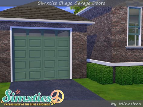 Sims Garage, Garage Door Windows, Sims 4 Sims, Sims 4 Bedroom, Sims 4 Game Mods, Sims 4 Cc Furniture, Sims 1, Sims 4 Build, Sims Community