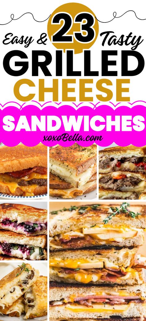 Best grilled cheese sandwich recipes if you love grilled cheese Grilled Cheese Sandwich Recipes, Yummy Grilled Cheese, Type Of Cheese, Easy Grilled Cheese, Cheese Sandwich Recipes, Grilled Cheese Sandwiches, Grilled Cheese Recipes, Cheese Sandwich, Grilled Cheese Sandwich