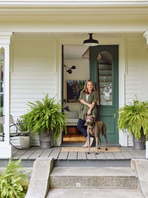 Farmhouse Fixer: Wishart Family - Kristina Crestin Farmhouse Fixer Hgtv, Old Farmhouse Exterior, Miners Cottage, Kristina Crestin, Farmhouse Exterior Paint Colors, Jon Knight, Knight Photography, Farmhouse Fixer, Jonathan Knight