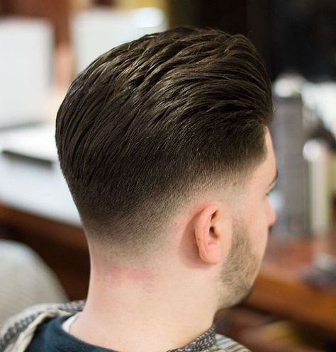 Low Taper Fade With Pompadour Long Fade Haircut, Beard Trimming Styles, Boys Haircuts Long Hair, Faded Haircut, Temp Fade Haircut, Hairstyle Images, Types Of Fade Haircut, Gentleman Haircut, Best Fade Haircuts