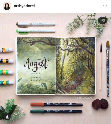 August cover page ideas #bulletjournaling #bujo Jellyfish Bullet Journal, Weather Bullet Journal, Daily Planner Ideas, August Bullet Journal, Kunstjournal Inspiration, Posca Art, Bullet Journal Diy, Bullet Journal Notebook, Daily Page