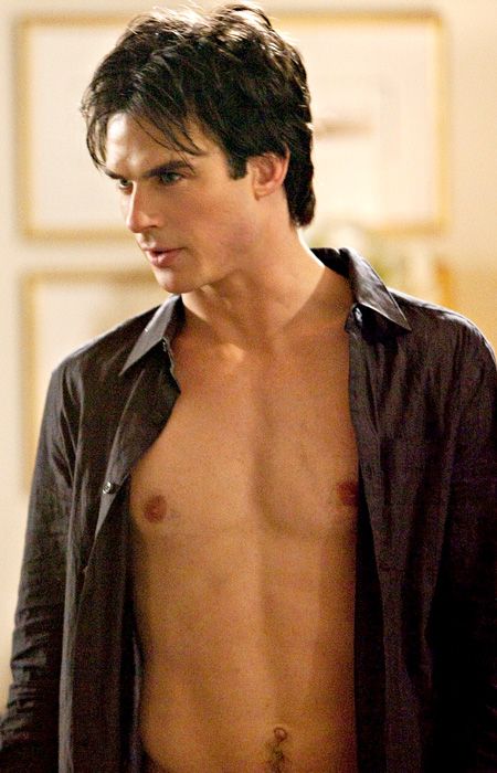 The Hottest Celebrity Abs - Ian Somerhalder from InStyle.com Vampire Diaries Enzo, Celebrity Abs, Alina Kabaeva, Ian Joseph Somerhalder, Ian Somerhalder Vampire Diaries, Anna Kournikova, Candice Accola, Video Love, Cover Boy