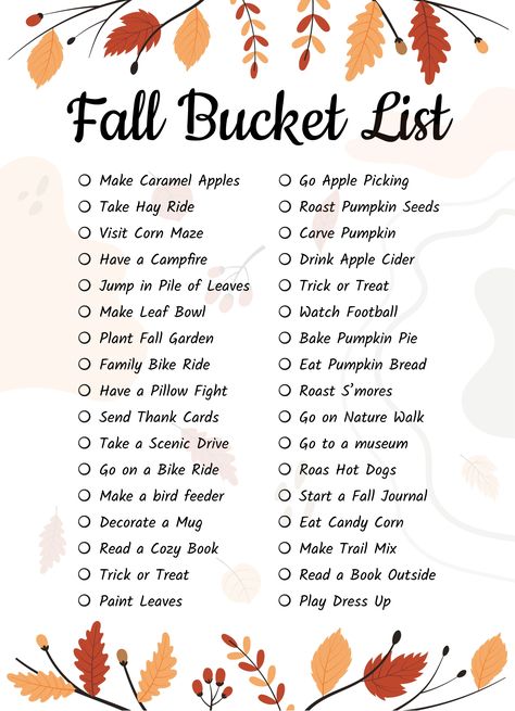 Fall Wellness, Superbowl Squares, Ways To Unwind, Halloween Bucket List, Fall Planning, September Activities, Fall Mood Board, Docs Templates, Fall Mood