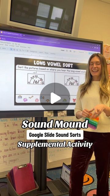 Paige | Third Grade Teacher on Instagram: "⭐️Sound Mound Sound Sorts ⭐️ As we all know, a strong base of phonemic awareness is SO important when teaching students to read and spell. These sorts really focus on the importance of phonemic awareness and in turn, can translate to encoding these words! Comment SORT to get the link to these Google Slide sorts! ⭐️ #phonics #scienceofreading #fundations #phonicsvisuals #soundmounds #SOR #teachersfollowteachers #firstyearteacher #secondyearteacher #teacherleader#teachertips #teacherhack #teacherideas" Haggerty Phonemic Awareness, Phonemic Awareness Assessment, Haggerty Phonemic Awareness Kindergarten, Small Group Phonemic Awareness, Phonemic Awareness Sound Isolation, Teacher Leader, Third Grade Teacher, Second Grade Teacher, Phonemic Awareness