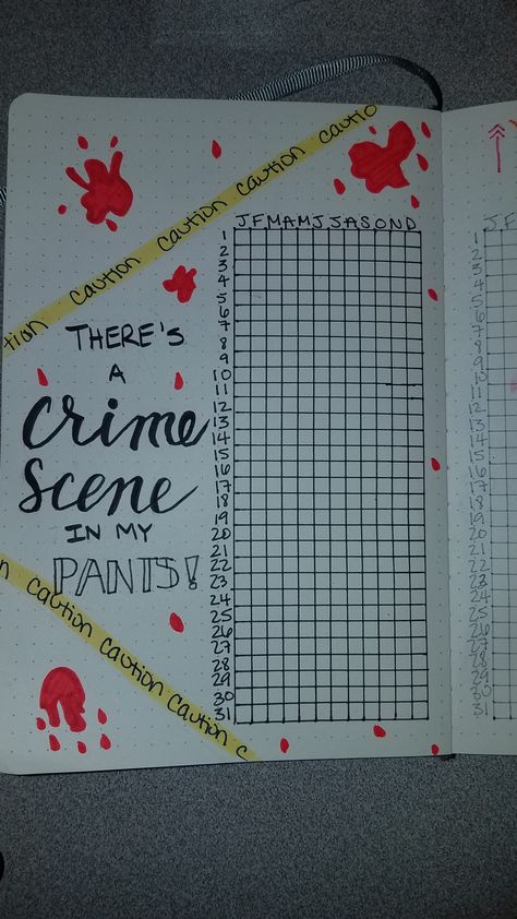 Period Notebook Ideas, Bully Journal Page Ideas, Journal Ideas Period Tracker, Period Journal Ideas, Pixel Journal Ideas, Buttlet Journal Ideas, Dot Journal Ideas First Page, Journal Diary Ideas Inspiration, Bolit Journal