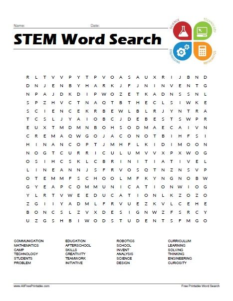 Lego Words, Spring Word Search, Easy Word Search, Stem Camp, Free Printable Word Searches, Spring Words, Fun Educational Activities, Word Search Printables, Classroom Activity