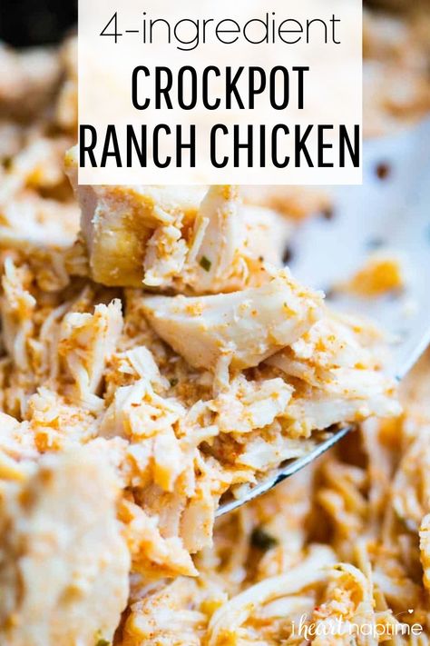 Healthy Ranch Chicken Crockpot, Chicken Ranch Tacos Crockpot, Chicken Ranch Dip Recipe, Crockpot Ranch Chicken Tacos, Slow Cooker Ranch Chicken, Crockpot Ranch Chicken, Ranch Chicken Tacos, Ranch Chicken Crockpot, Chicken Ranch Tacos