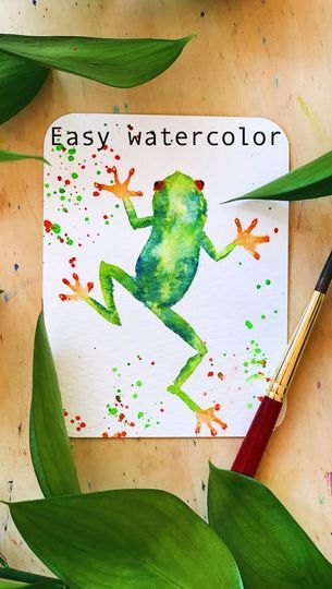 433K views · 14K reactions | Do you like frogs?  Quick & easy tree frog 🐸 using watercolor 

🖌️full length slowed video for subscribers👩🏻‍🎨

Tree frogs are known for their unique characteristics. They have adhesive toe pads that allow them to climb and cling onto trees and other surfaces. They have the ability to change color, which is often used for camouflage. Many tree frog species possess a vibrant coloration, making them visually stunning.

Materials: (all supplies listed in bio under my new Amazon storefront)
🌸size 0 detail beush @olot.art 
🌸size 6 round brush @princetonbrush 
🌸Watercolor paint @grabieofficial 
🌸Watercolor paper 100 percent cotton cold press paper by @meeden.art⚡️10% Panda code off everything at www.meedenart.com link also in bio⚡️
🌸Puncher used to cut roun Mary Wu, Frog Species, Bullet Art, Pet Mice, Tree Frog, Round Brush, Watercolor Paints, Tree Frogs, Watercolor Ideas