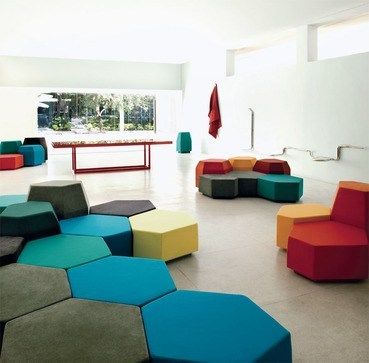 Ovo - COOL HUNTING Contemporary Garden Furniture, School Interior, Kids Zone, Modular Furniture, Lounge Seating, The Room, 인테리어 디자인, Furniture Plans, Kids Furniture