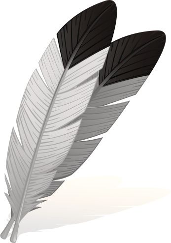 Eagle Feather Clip Art, Vector Images & Illustrations - iStock Native American Feathers Drawing, Eagle Feather Drawing, Burning Feather, Indian Headress, Feather Images, Feather Clip Art, Feather Stencil, Kokopelli Art, Fern Pillow