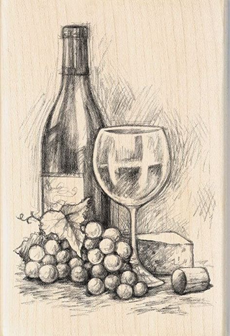 Grapes Drawing, Grape Drawing, Pencil Sketches Landscape, Fruit Art Drawings, Pencil Drawing Images, Pencil Drawings For Beginners, Fruits Drawing, Pencil Sketch Images, Mandala Art Therapy