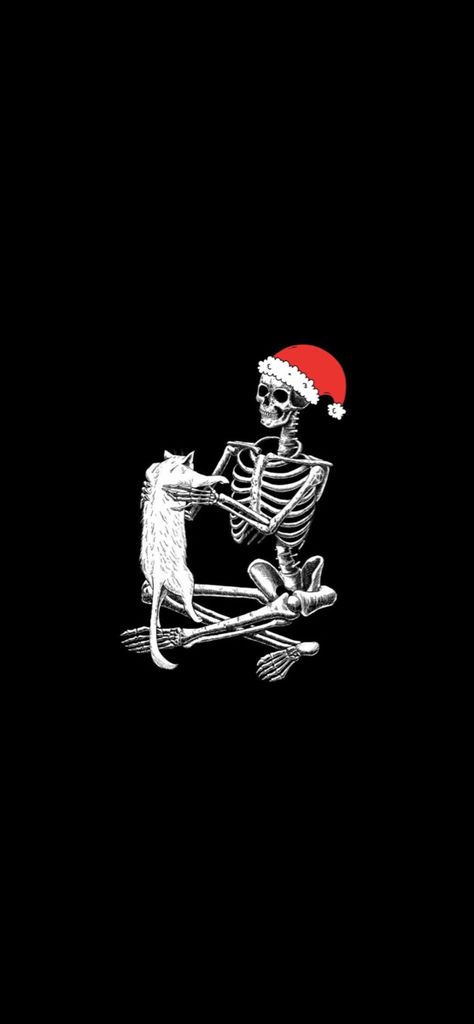 Winter Skeleton Wallpaper, Black Christmas Wallpaper Aesthetic, Grunge Christmas Wallpaper, Christmas Skeleton Wallpaper, Emo Christmas Wallpaper, Spooky Winter, Creepy Christmas Wallpaper, Spooky Christmas Wallpaper, Goth Christmas Wallpaper