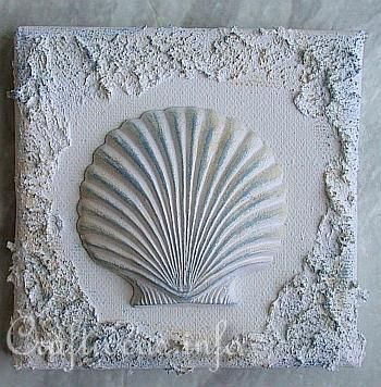 Plaster of Paris Crafts - Miniature Seashells and Starfish ... Plaster Of Paris Crafts, Starfish Pictures, Sea Shell Wall Art, How To Make Plaster, Clay Relief, Shell Wall Art, Paris Visit, Plaster Casting, Paris Crafts