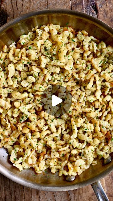 Kelly Senyei | Just a Taste® on Instagram: "MY HUNGARIAN GRANDMOTHER’S SPAETZLE! ❤️  My dad was born in Budapest, Hungary and immigrated to the US in 1956, so I grew up eating the traditional Hungarian food my grandmother (or Nagymama) would make. 🇭🇺  These tiny dumplings or spaetzle are known as “nokedli” in Hungary, and they’re surprisingly easy to make. All you need is:  🥚 Eggs 💧 Water 🤍 Flour 🧂 Salt  You can use them in place of pasta or simply sauté them in butter, garlic and herbs as the perfect side dish.  👉🏻 COMMENT with the word RECIPE and I’ll DM you the clickable recipe link, which also includes my favorite spaetzle maker!  #hungarian #hungarianfood #spaetzle #hungary #familyrecipe #grandmothers #nokedli" Spaetzle Recipes, Spaetzle Maker, Spaetzle Recipe, Hungarian Food, Just A Taste, Hungarian Recipes, Budapest Hungary, Perfect Side Dish, My Grandmother