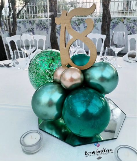 Shades Of Green Theme Party, Men’s Centerpieces, 21st Birthday Table Centerpieces, 18th Birthday Table Centerpieces, Manly Centerpieces Table Decorations, 18th Birthday Centerpiece Ideas, 18th Birthday Centerpieces, Birthday Centerpieces For Men, 18th Birthday Party Ideas Theme Decoration