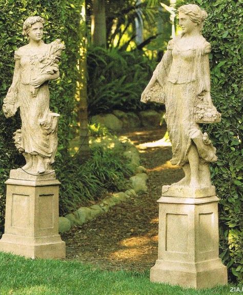 Cemetery Design, English Garden Design, Outdoor Garden Statues, Fragrant Garden, Garden Entrance, Backyard Inspo, Garden Pathway, Design Challenge, Natural Garden