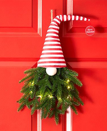 Unique Christmas Decor, Ornaments & Winter Decor | LTD Commodities Holiday Door Hanger, Gnome Door Hanger, Star Christmas Lights, Gnome Door, Wreath Hanger, Holiday Door, Christmas Door Hanger, Christmas Yard, Gnomes Crafts