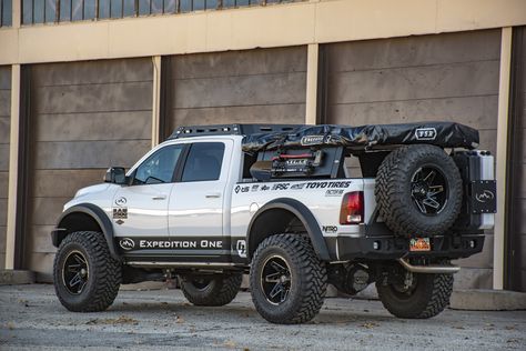 Side shot of our Ram 2500 build we did for SEMA 2018 this past Fall! Ram Power Wagon, Winter Truck, Spare Tire Mount, Overland Truck, Diesel Mechanics, Truck Camping, Overland Vehicles, Truck Interior, Power Wagon