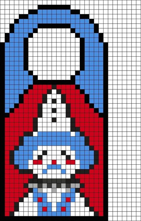 Perler Beads Fnaf Mangle, Clown Pixel Art Grid, Perler Bead Patterns Clown, Perler Bead Patterns Door Hanger, Perler Bead Signs, Weird Perler Bead Patterns, Perler Door Hanger, Scene Perler Bead Patterns, Clown Perler Beads