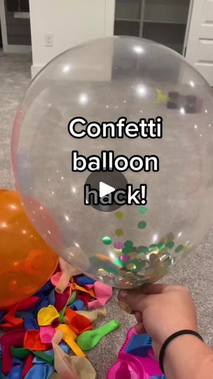 991K views · 3.5K reactions | The secret to perfect confetti balloons every time! 🎈 Follow along in 2024 for a year full of party hacks, games, food, and fun! 🎉🤩❤️ | Play Party Plan | Play Party Plan · Original audio Balloon Decorations Diy Tutorials, Balloon Hacks, Party Balloons Diy, Deco Ballon, Idee Babyshower, Simple Birthday Decorations, Balloon Crafts, Party Plan, Diy Balloon Decorations