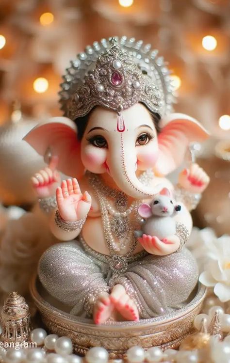 Baby Ganesha Murti, Bal Ganesh Murti, Ganesh Wallpapers, Diy Ganpati, Gannu Bappa, God Cartoon, Om Ganeshay Namah, Baby Ganesh, Ganesha Wallpaper