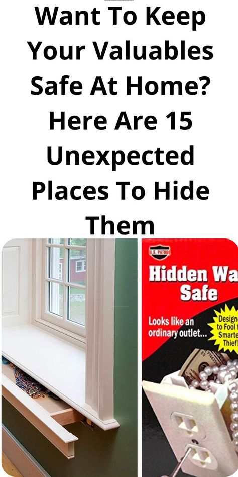 Safe Ideas For Home, Home Safe Ideas Hiding Places, Hide Valuables At Beach, Hide Jewelry Ideas Hidden Storage, Diy Hiding Places Secret Compartment, Home Safes Hidden, Hiding Places For Valuables, How To Hide Money At Home, Safe Box Ideas Hiding Places