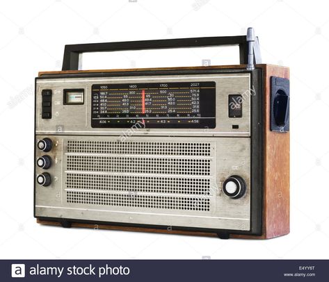 Transistor Radio Vintage, Old School Radio, Old Radios, Transistor Radio, White Stock, 80 Years, Car Radio, Childhood Memories, Free Download