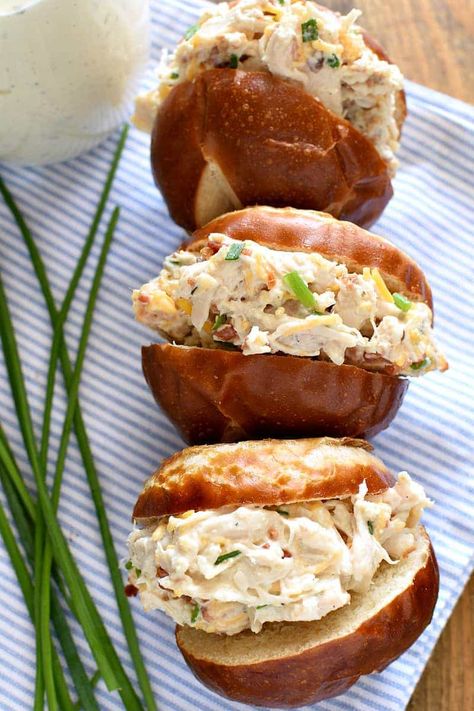 Bacon Cheddar Ranch Chicken Salad – Lemon Tree Dwelling Cheddar Ranch Chicken, Ranch Chicken Salad, Best Sandwich Recipes, Summer Sandwiches, Croissant Sandwich, Summer Corn, Boat Food, Summer Lunch, Lake Food