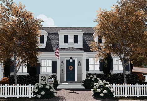 Posts on chsims tagged as download Sims 4 Colonial House, Sims 4 Coastal House, American Suburban House, Autumn Bloxburg House, Sims 4 Houses Cc, Sims 4 Townhouse, Sims 4 Cc Houses Download, Sims 4 Family Home, Sims 4 House Download