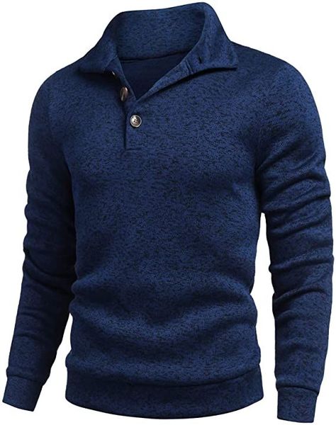 Turtleneck Sweater Men, Blue Turtleneck Sweater, Blue Turtleneck, Slim Fit Shirts, Mens Pullover Sweater, Mens Clothing Brands, Mock Turtleneck Sweater, Slim Fit Sweater, Thermal Sweater