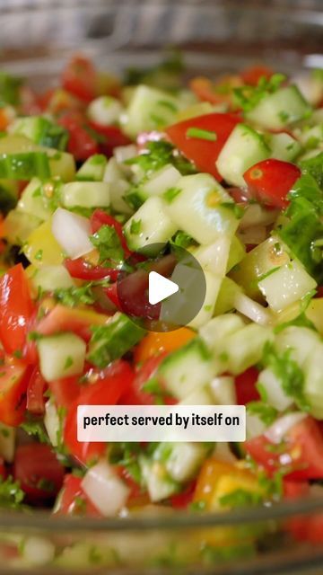 Joanne Siviter Gallagher on Instagram: "⭐️⭐️⭐️⭐️⭐️ I’m always so happy to have this summery salad in our fridge. This tomato cucumber onion salad keeps in the fridge for 2 to 3 days. As it sits, the juices from the tomatoes, onion, and cucumber mingle with the dressing, making it taste even better.  Full written recipe linked in bio (@inspiredtaste)!!! Or Google “inspired taste cucumber tomato salad”  You Will Need  1 long English cucumber or 3 Persian cucumbers, chopped small 1 pound tomatoes, chopped small 1/4 large sweet onion, chopped small (1 cup chopped) 1 cup fresh parsley leaves, chopped 2 tablespoons red wine vinegar, lemon juice or a combination 2 tablespoons extra-virgin olive oil 1 teaspoon Dijon mustard 1/4 teaspoon honey, optional Salt and fresh ground black pepper  #salads # Tomato And Cucumber Salad Easy, English Cucumber Salad, Tomato Cucumber Onion Salad, Cucmber Salad, Cucumber Tomato Onion Salad, Tomato Salad Dressing, Tomato And Cucumber Salad, Cucumber Salad Vinegar, Cucumber Onion Salad