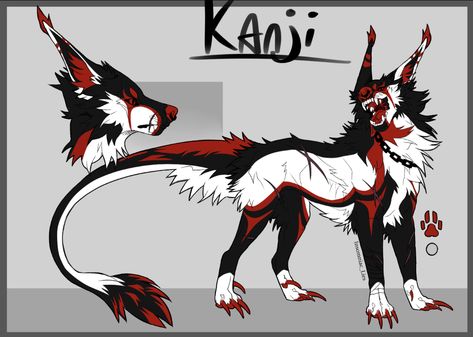 Mythical Wolf, Wolf Creature Art, Mythical Creatures Wolf, Wolf Oc Character Design, Demon Wolf Art, Wolf Oc Art, Wolf Dragon Hybrid, Wolf Oc, Wolf Hybrid Oc