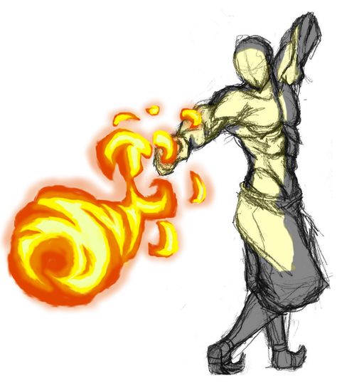 Firebending Punch by moptop4000.deviantart.com on @deviantART Anime Magic, Super Powers Art, Avatar The Last Airbender Art, Poses References, Art Poses, Anime Poses Reference, Drawing Base, Drawing Poses, Drawing Reference Poses