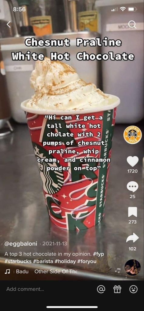 Starbucks Recipes Hot Chocolate, Hot Starbuck Drink Orders, Starbucks Hot Chocolate Secret, Starbucks Winter Drinks Christmas, Custom Hot Starbucks Drinks, Starbucks Christmas Drinks Order, Starbucks Hot Chocolate Drinks Orders, Hot Chocolate Starbucks Drinks, Christmas Starbucks Recipes