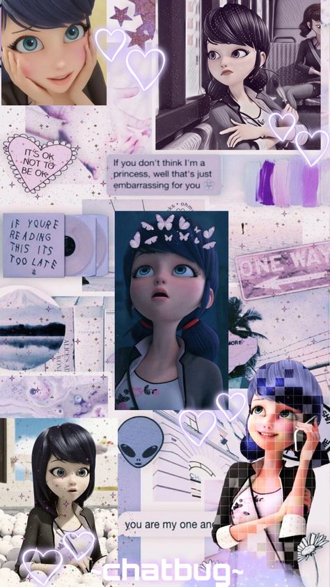 Marinette Wallpaper, Collage