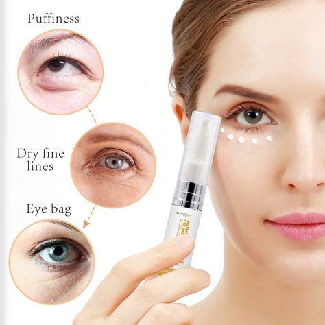 😍 best anti aging creams, best anti wrinkle eye cream, best skincare routine for aging skin 🌟 #beauty #parabenfree #hyperpigmentation Natural Eye Cream, Remove Eye Bags, Eyelash Mascara, Skin Essence, Retinol Eye Cream, Under Eye Wrinkles, Anti Aging Eye Cream, Dark Circles Under Eyes, Reduce Dark Circles