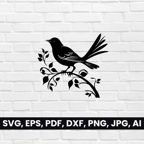 Bird Silhouette, Bird SVG, Pdf, Dxf, Png, Bird Clipart, Bird Vector Logo, T-Shirt Design, cricut | Digital Download, Bird Shape Black white Vogel Silhouette, Bird Vector, Bird Svg, Bird Shape, Bird Clipart, Bird Silhouette, Graphic Design Projects, Logo T Shirt, Digital Planner