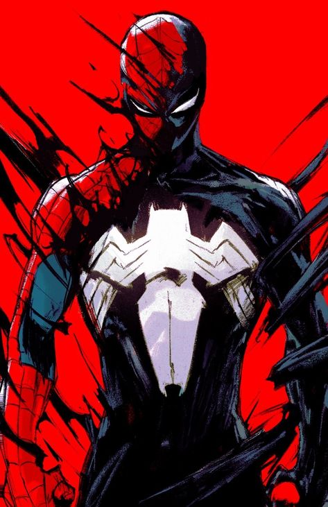 Chun Lo, Spiderman Tattoo, Spiderman Comic Art, Symbiote Spiderman, Symbiotes Marvel, Venom Art, Venom Comics, Image Spiderman, Spiderman Drawing