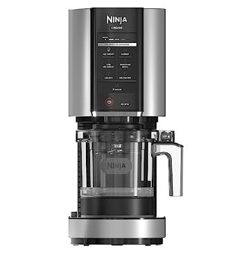 Ninja NC301C, CREAMi Ice Cream, Gelato, Milkshake, Sorbet, Smoothie Bowl, and Lite Ice Cream Maker, 7 One-Touch Programs Best Ice Cream Maker, Ice Cream Makers, Black Sesame Ice Cream, Ninja Creami, Frozen Yoghurt, Best Ice Cream, Make Ice Cream, Ice Cream Machine, No Dairy Recipes