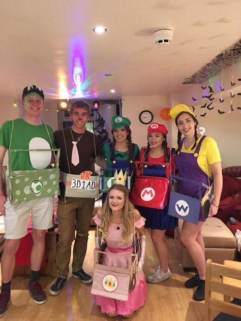 Mario Kart Costumes, Mario Halloween Costumes, Mario Halloween, Mario Birthday Party, Mario Birthday, Carnival Costumes, Halloween Carnival, Mario Kart, Halloween Ideas